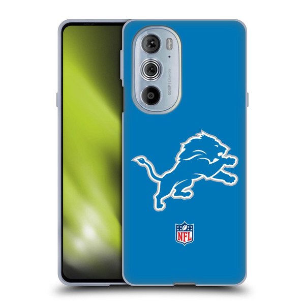 NFL Detroit Lions Logo Plain Soft Gel Case for Motorola Edge X30