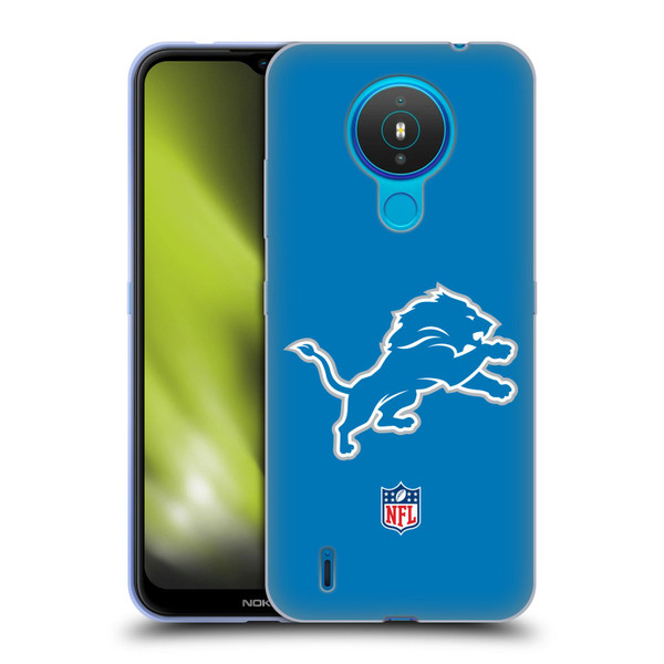 NFL Detroit Lions Logo Plain Soft Gel Case for Nokia 1.4
