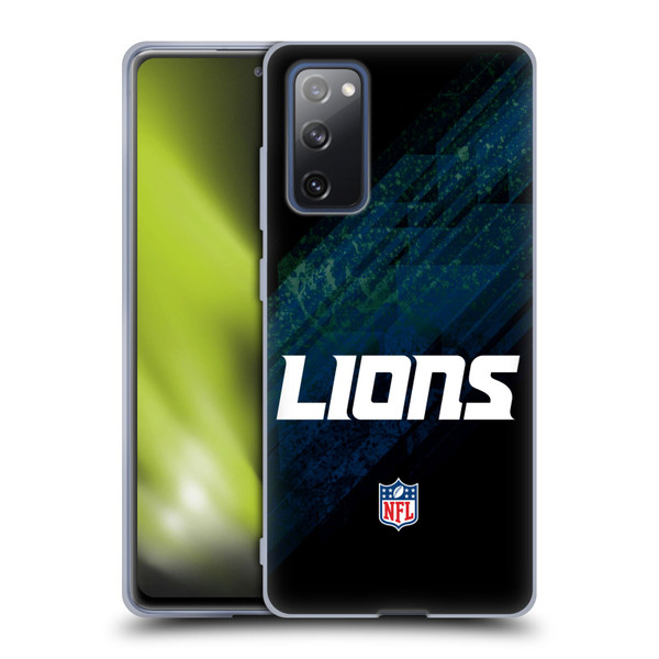 NFL Detroit Lions Logo Blur Soft Gel Case for Samsung Galaxy S20 FE / 5G