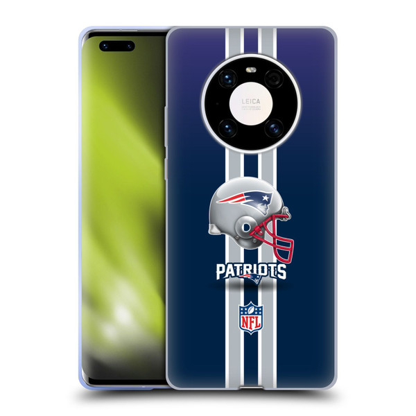 NFL New England Patriots Logo Helmet Soft Gel Case for Huawei Mate 40 Pro 5G