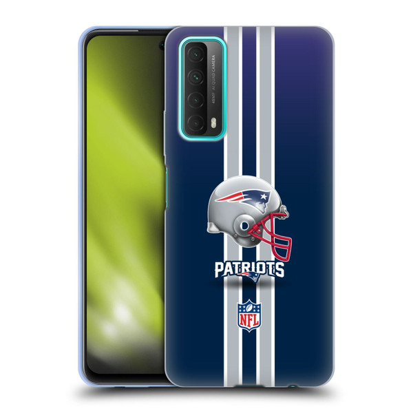 NFL New England Patriots Logo Helmet Soft Gel Case for Huawei P Smart (2021)