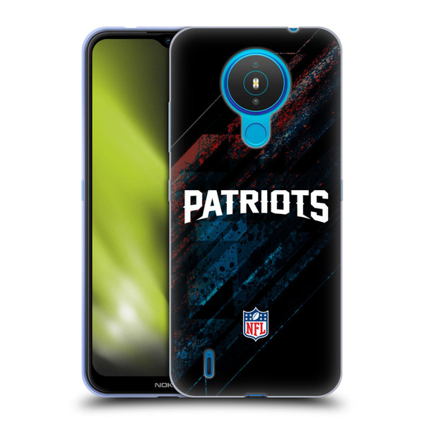 NFL New England Patriots Logo Blur Soft Gel Case for Nokia 1.4