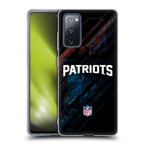 NFL New England Patriots Logo Blur Soft Gel Case for Samsung Galaxy S20 FE / 5G