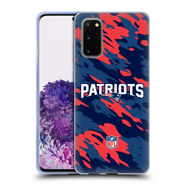 NFL New England Patriots Logo Camou Soft Gel Case for Samsung Galaxy S20 / S20 5G NFL New England Patriots Logo Camou Soft Gel Case for Samsung Galaxy S20 / S20 5G