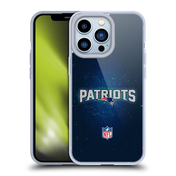 NFL New England Patriots Artwork LED Soft Gel Case for Apple iPhone 13 Pro