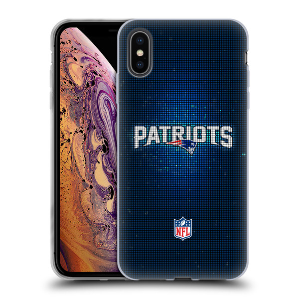 NFL New England Patriots Artwork LED Soft Gel Case for Apple iPhone XS Max