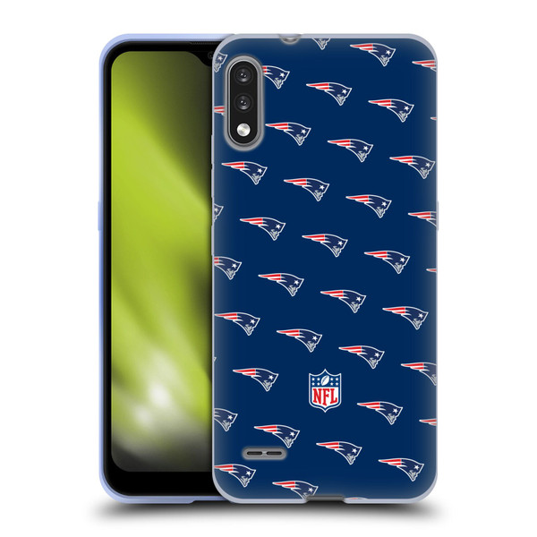 NFL New England Patriots Artwork Patterns Soft Gel Case for LG K22