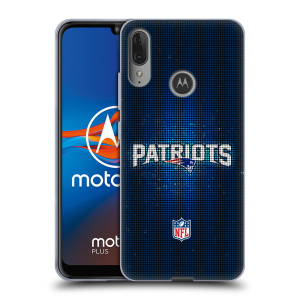 NFL New England Patriots Artwork LED Soft Gel Case for Motorola Moto E6 Plus