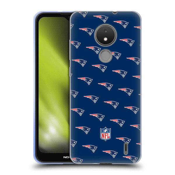 NFL New England Patriots Artwork Patterns Soft Gel Case for Nokia C21
