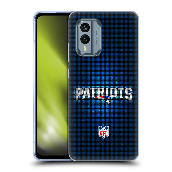 NFL New England Patriots Artwork LED Soft Gel Case for Nokia X30