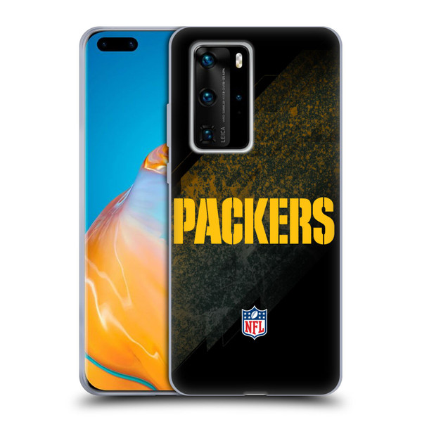 NFL Green Bay Packers Logo Blur Soft Gel Case for Huawei P40 Pro / P40 Pro Plus 5G