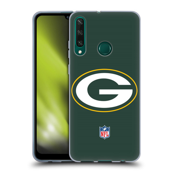 NFL Green Bay Packers Logo Plain Soft Gel Case for Huawei Y6p