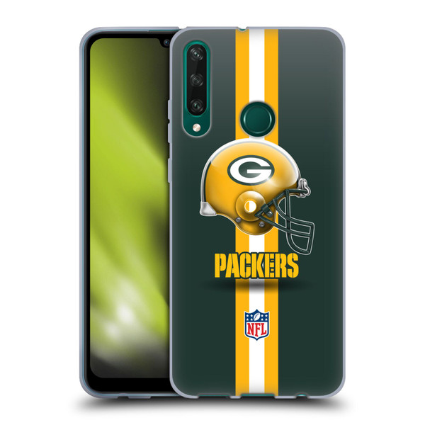 NFL Green Bay Packers Logo Helmet Soft Gel Case for Huawei Y6p
