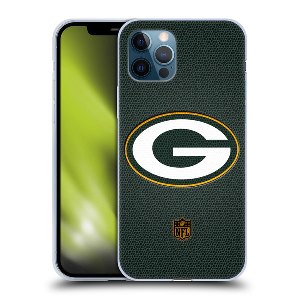 NFL Green Bay Packers Logo Football Soft Gel Case for Apple iPhone 12 / iPhone 12 Pro
