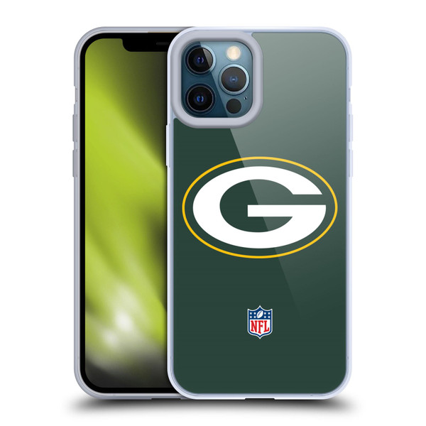 NFL Green Bay Packers Logo Plain Soft Gel Case for Apple iPhone 12 Pro Max & MagSafe