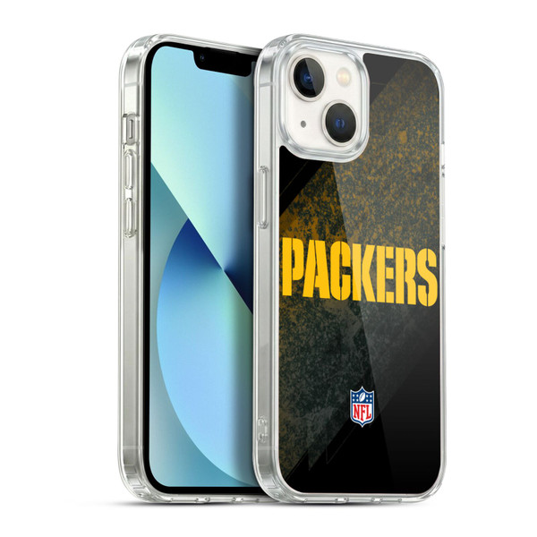 NFL Green Bay Packers Logo Blur Soft Gel Case for Apple iPhone 13