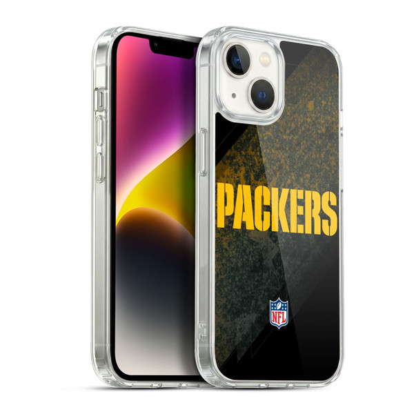 NFL Green Bay Packers Logo Blur Soft Gel Case for Apple iPhone 14