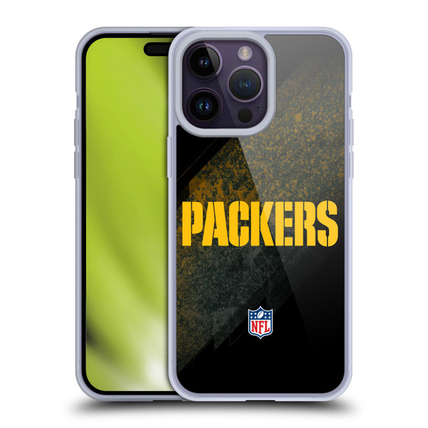 NFL Green Bay Packers Logo Blur Soft Gel Case for Apple iPhone 14 Pro Max & MagSafe