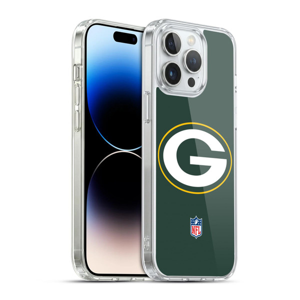 NFL Green Bay Packers Logo Plain Soft Gel Case for Apple iPhone 14 Pro Max & MagSafe