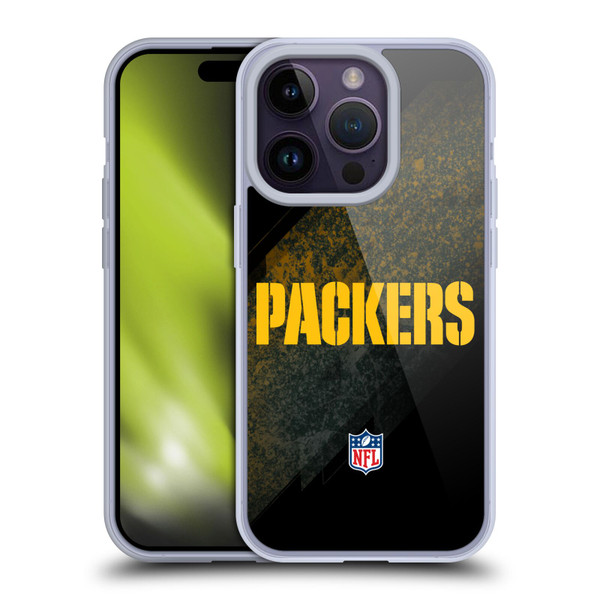 NFL Green Bay Packers Logo Blur Soft Gel Case for Apple iPhone 14 Pro & MagSafe