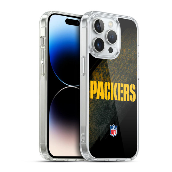 NFL Green Bay Packers Logo Blur Soft Gel Case for Apple iPhone 14 Pro & MagSafe