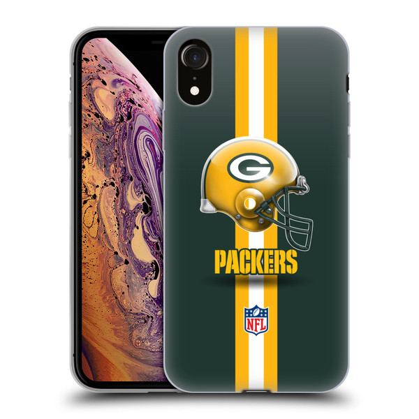 NFL Green Bay Packers Logo Helmet Soft Gel Case for Apple iPhone XR