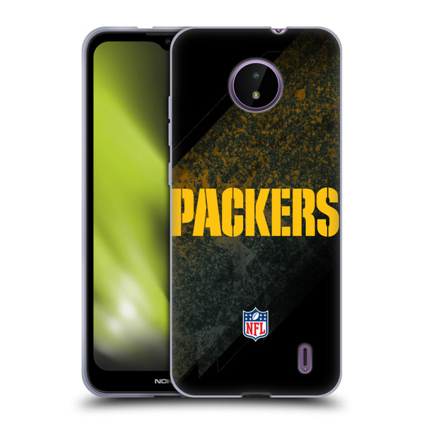 NFL Green Bay Packers Logo Blur Soft Gel Case for Nokia C10 / C20
