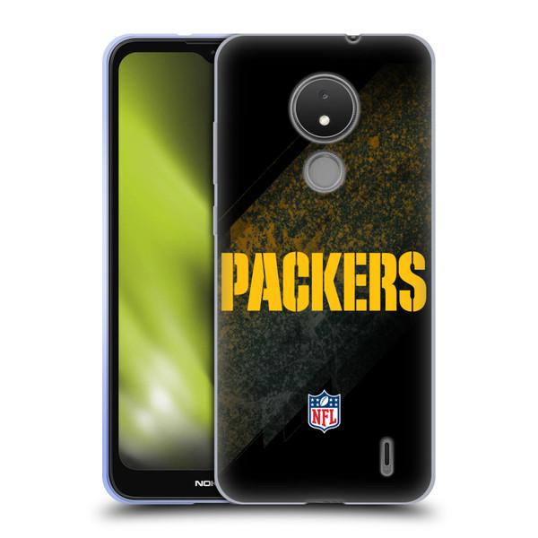 NFL Green Bay Packers Logo Blur Soft Gel Case for Nokia C21