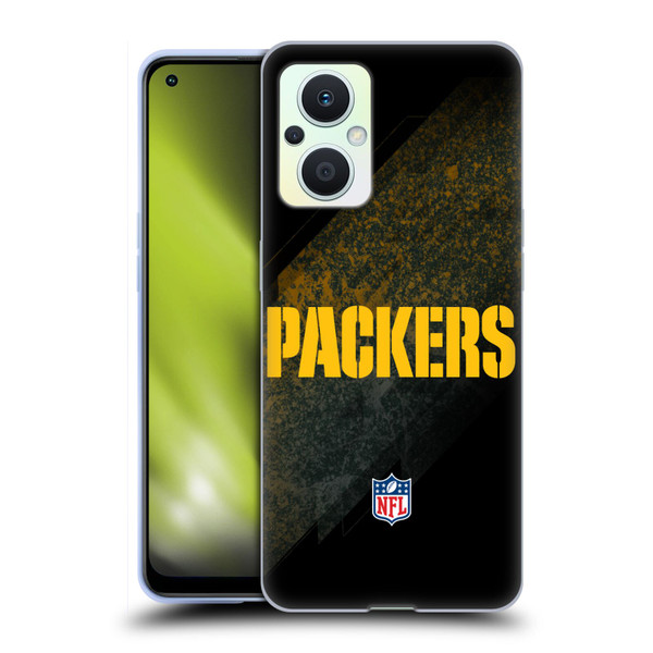 NFL Green Bay Packers Logo Blur Soft Gel Case for OPPO Reno8 Lite