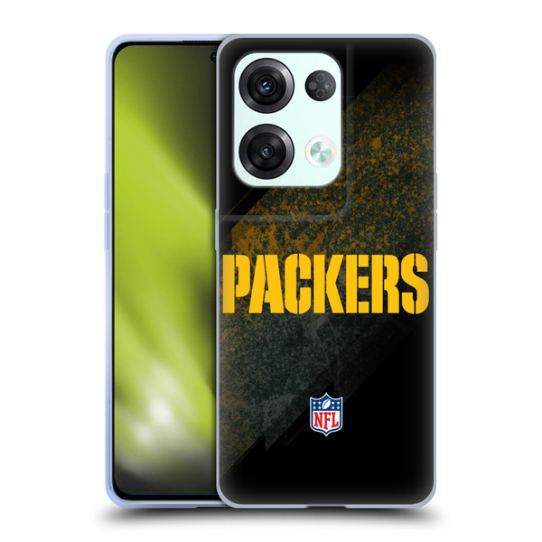 NFL Green Bay Packers Logo Blur Soft Gel Case for OPPO Reno8 Pro
