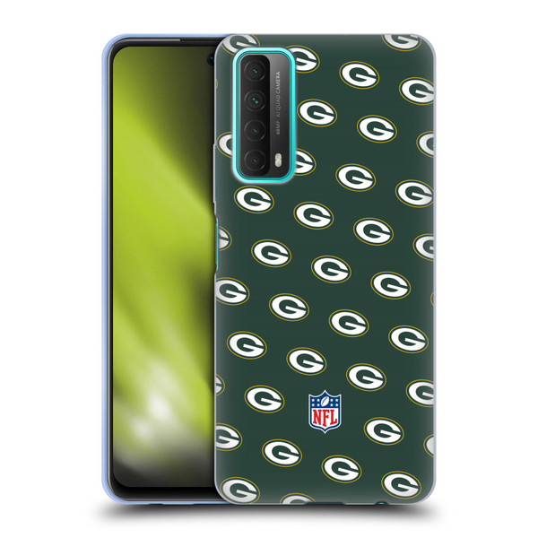 NFL Green Bay Packers Artwork Patterns Soft Gel Case for Huawei P Smart (2021)