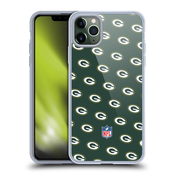 NFL Green Bay Packers Artwork Patterns Soft Gel Case for Apple iPhone 11 Pro Max