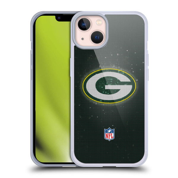 NFL Green Bay Packers Artwork LED Soft Gel Case for Apple iPhone 13
