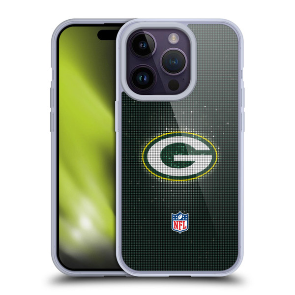NFL Green Bay Packers Artwork LED Soft Gel Case for Apple iPhone 14 Pro