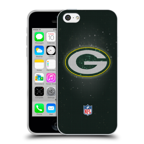 NFL Green Bay Packers Artwork LED Soft Gel Case for Apple iPhone 5c