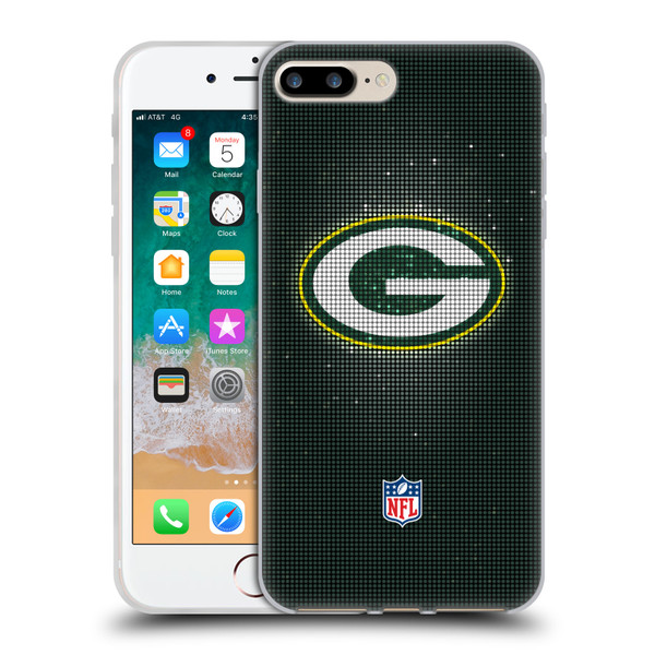 NFL Green Bay Packers Artwork LED Soft Gel Case for Apple iPhone 7 Plus / iPhone 8 Plus