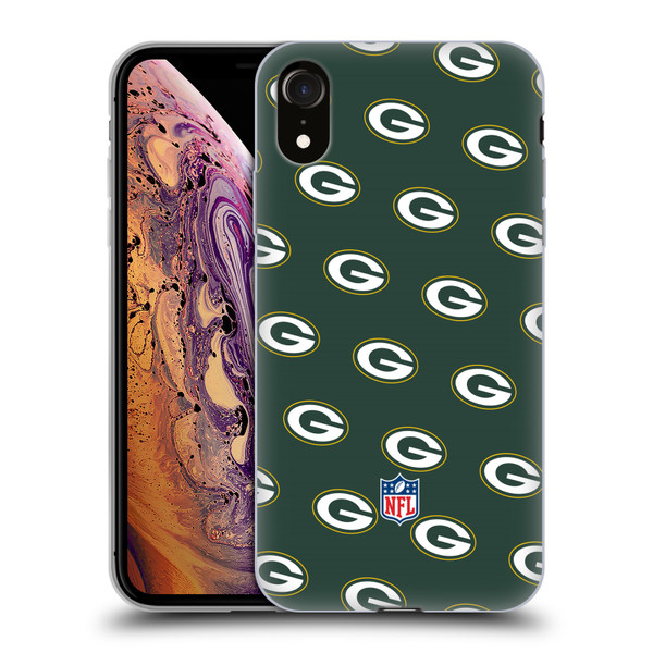 NFL Green Bay Packers Artwork Patterns Soft Gel Case for Apple iPhone XR