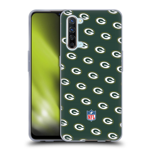 NFL Green Bay Packers Artwork Patterns Soft Gel Case for OPPO Find X2 Lite 5G