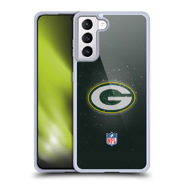 NFL Green Bay Packers Artwork LED Soft Gel Case for Samsung Galaxy S21+ 5G