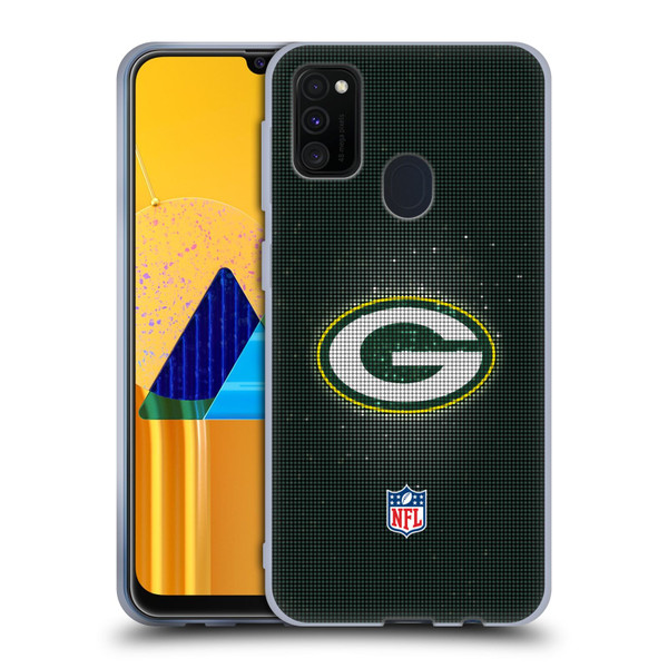 NFL Green Bay Packers Artwork LED Soft Gel Case for Samsung Galaxy M30s (2019)/M21 (2020)