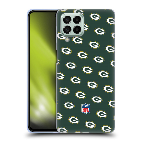 NFL Green Bay Packers Artwork Patterns Soft Gel Case for Samsung Galaxy M53 (2022)