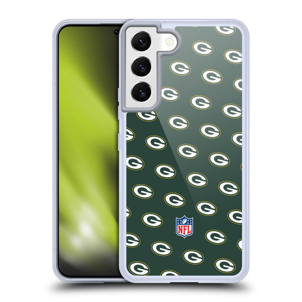 NFL Green Bay Packers Artwork Patterns Soft Gel Case for Samsung Galaxy S22 5G