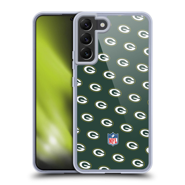 NFL Green Bay Packers Artwork Patterns Soft Gel Case for Samsung Galaxy S22+ 5G