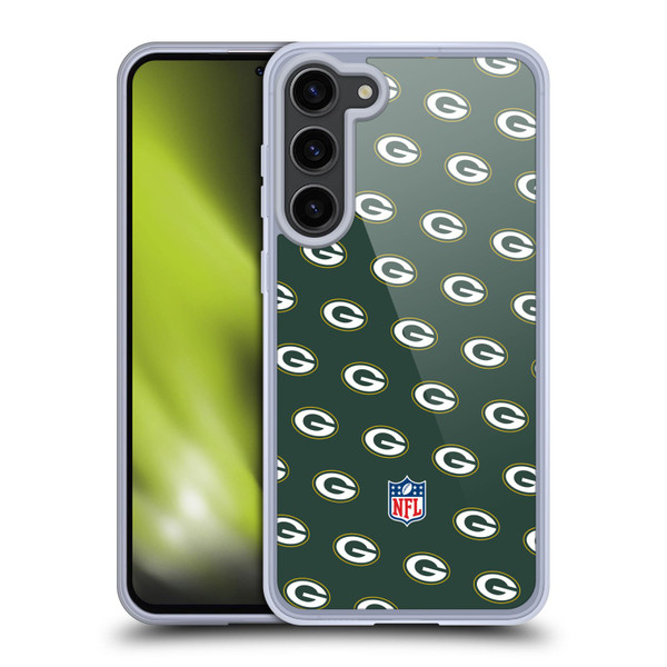 NFL Green Bay Packers Artwork Patterns Soft Gel Case for Samsung Galaxy S23+ 5G