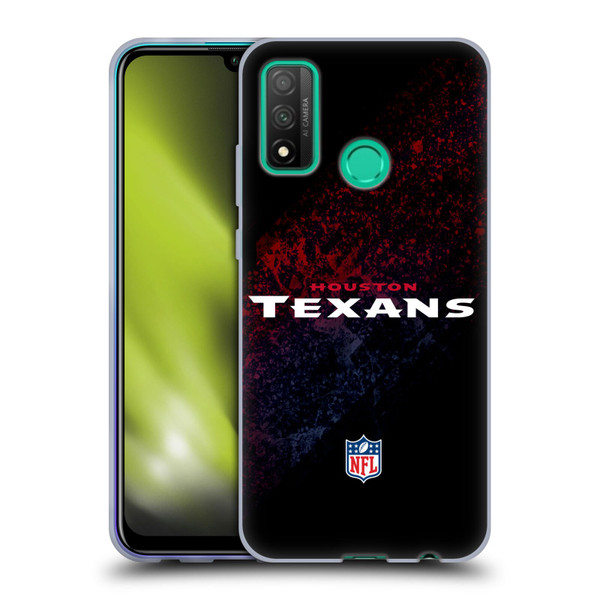 NFL Houston Texans Logo Blur Soft Gel Case for Huawei P Smart (2020)