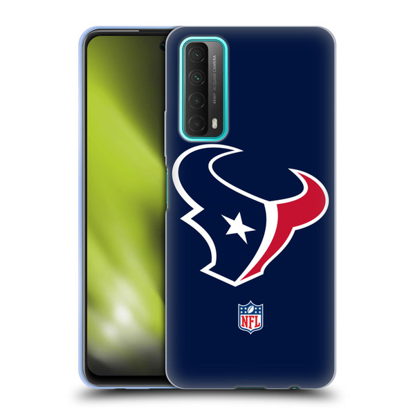 NFL Houston Texans Logo Plain Soft Gel Case for Huawei P Smart (2021)