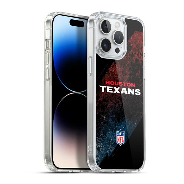 NFL Houston Texans Logo Blur Soft Gel Case for Apple iPhone 13 Pro Max & MagSafe