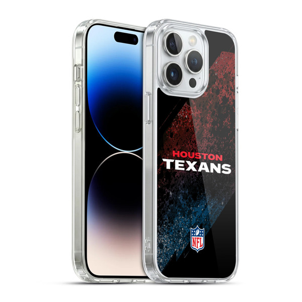 NFL Houston Texans Logo Blur Soft Gel Case for Apple iPhone 14 Pro Max & MagSafe