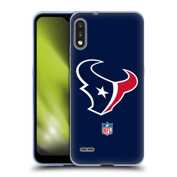 NFL Houston Texans Logo Plain Soft Gel Case for LG K22