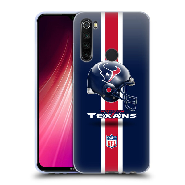 NFL Houston Texans Logo Helmet Soft Gel Case for Xiaomi Redmi Note 8T